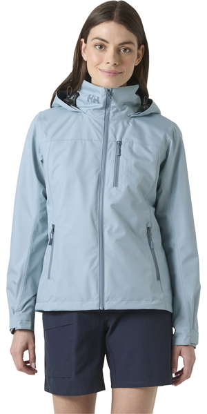 2026 Helly Hansen Womens Crew Hooded Jacket 2.0 34448 - Windy Blue